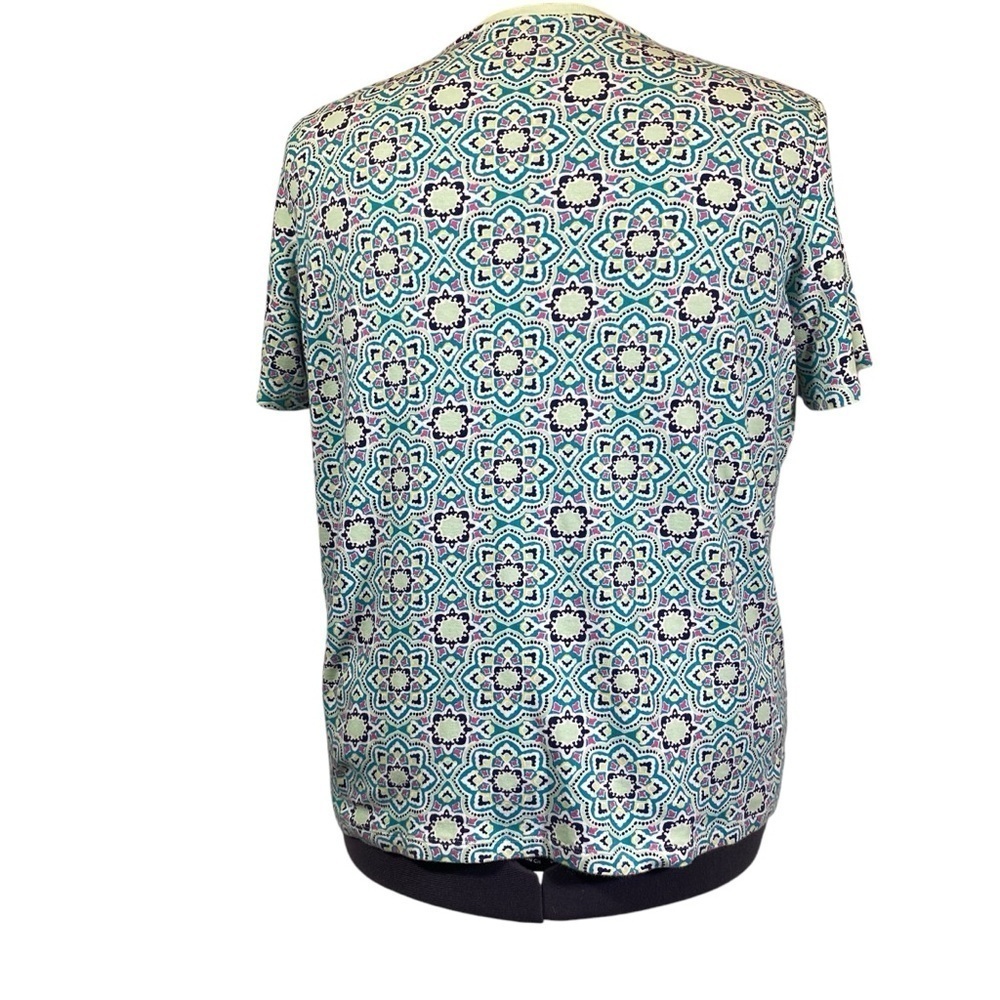 Kim Rogers women's plus size XXL teal green short sleeve classic tee 100% cotton - Picture 6 of 8